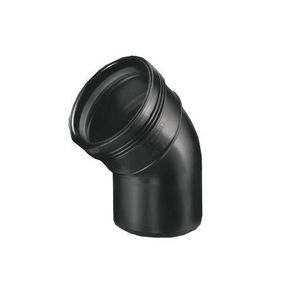 Wafix PP manchet bocht 45° 32mm zwart mof/spie