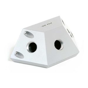 Persluchtverdeeldoos aansl. 1"bn.dr. 3x uitgang 1/2"bn.dr.