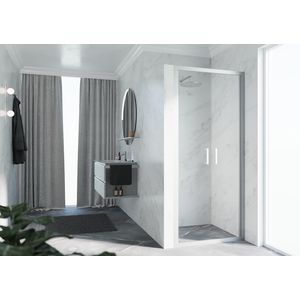 Deur Zep 2.0 2B 66 2-Delige Klapde.66-72 Helder Glas MatChr.