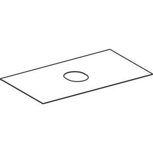 Afdekpl Varif onderk/opzetwast+1 la B75cm noot hick mel hout