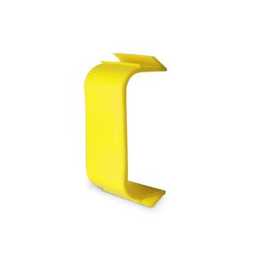 Zak a 10st. Klikbeugel 125x75mm PVC geel