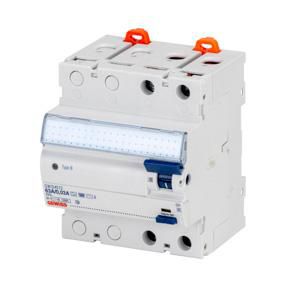AARDLEKSCHAKELAAR 2P 25A 300mA PULSBESTENDIG B-TYPE 4MOD.I