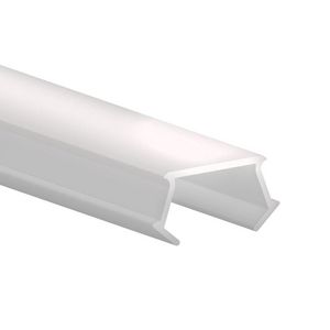 Afdekkap C54 L=2mtr. voor profiel PO23n opaal/gesatineerd
