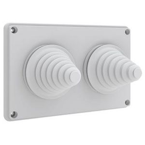 Kabelwartelplaat behuizing 280mm diep 2 ingangen Pr