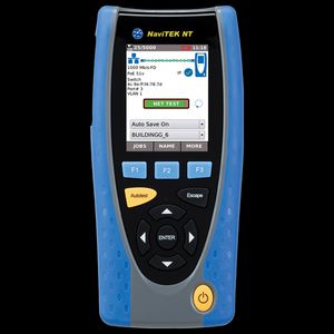 Netwerktester koper- en glasvezelnetwerken- pro touchscreen