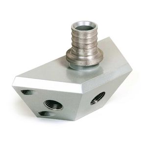 Persluchtverdeeldoos aansl. 32mm schuif 3x uitgang 1/2"bn.dr.