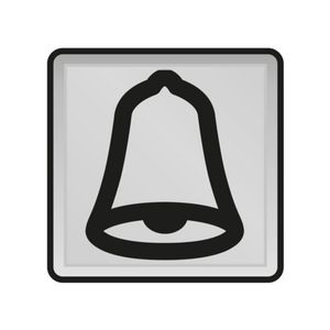 Belsymbool spuitwaterdichte controleschakelaars/drukknoppen