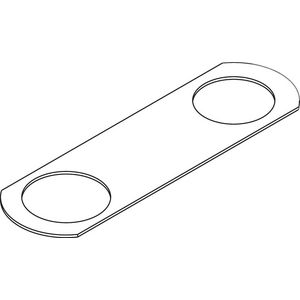 Montageplaat voor badrandkraan Citterio-C