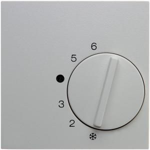 Centraalstuk regelknop kamerthermostaat polarwit glans S.1/