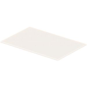 DuraSquare Glazenlegger v.metaalstructuur 420x264x8mm wit