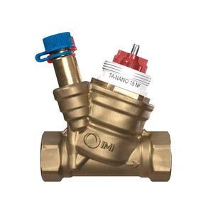 Drukgecompenseerde regelafsluiter TA-Nano Plus DN15 NF Bi/Bi