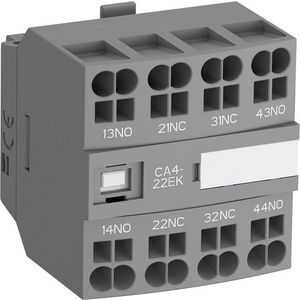Hulpcontact frontmontage 1NO+3NC contact voor AF09-AF38 push
