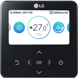 Bedrade afstandsbediening met kleurendisplay RS3 zwart LG