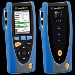 Netwerktester SignalTEK NT optie glasvezel met touchscreen