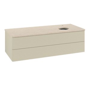Wastafelonderkast Antao 1200x360x500mm S.Grey Matt Lacquer K23153HJ