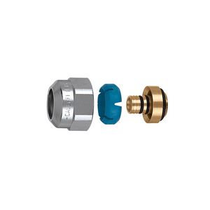 Koppeling Darcal 681 3/4" v. kunststofbuis 14,5-15mm/18-20mm chroom