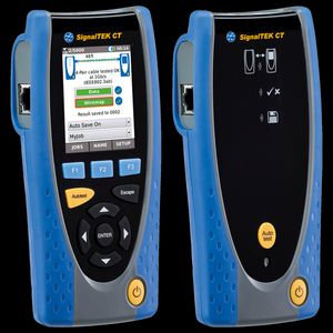 Netwerk kabel tester SignalTEK CT met touchscreen