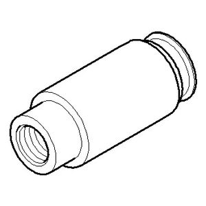 Houder Douchevork 18x42mm Champagne geborsteld