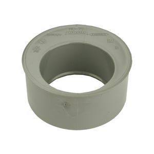 Wadal PVC lijm inzetverloopring 40x32mm grijs