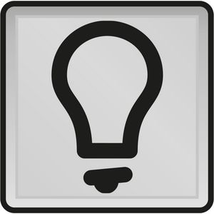 Lampsymbool spuitwaterdichte controleschakelaars/drukknoppen