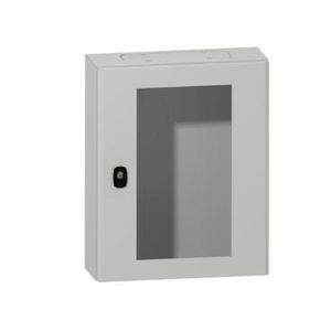 Modulaire kast+ruitdeur- 500x400x150mm IP66/IK10 RAL703 S3DM