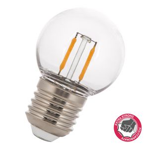 LED-lamp G45 FIL Safe E27 2W 19W 180lm 827 PC helder