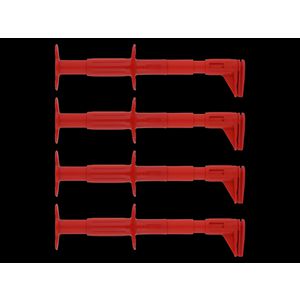 Meetklemmen set S2015 rood