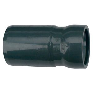 PVC inzetverloop 110x90mm PN10 donkergrijs mof/spie