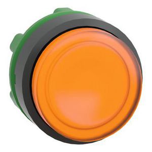 Kop drukknop Verlicht Verhoogd LED 22mm Oranje Harmony XB5