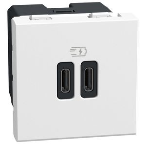 Light Now USB oplader type C+C - 20W Power Delivery - 2 modu