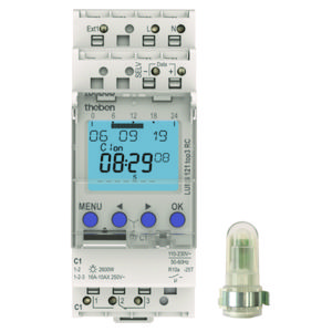 Schemerschakelaar schakelklok opb.-lichtsensor 1 kanaal RC-mo