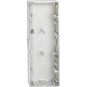 Surface-mounted housing 3-gang polar white M-SMART M1 ARTEC