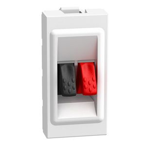 Light Now enkelvoudige luidsprekeraansluiting - 1 module - w