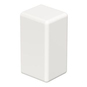 Eindstuk 10x20mm polyvinylchlorid puur wit VVE=10