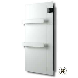 Elektr. badkameradiator E-Comfort ONSEN BLOW 900x400mm 1000W wit staal (met blower)