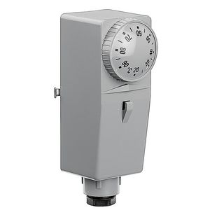 Aanlegthermostaat 20-90°C.