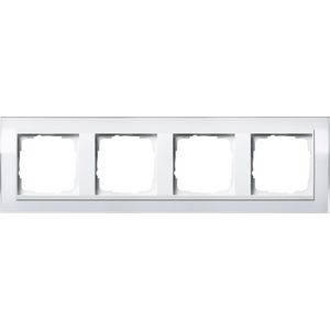 afdekraam 4-v overgangsafdekplaat ZW Gira Event Clear wit