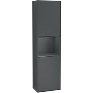 Hoge kast Finion 418x1516x270mm Mid.Blue Matt Lacquer F470HGHG