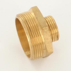 Verloopnippel messing 2" bt.x1" bt.