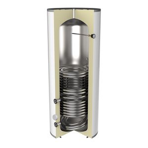 Ind.gestookte boiler MAXtank RVS 400ltr. tbv WP excl dompelb