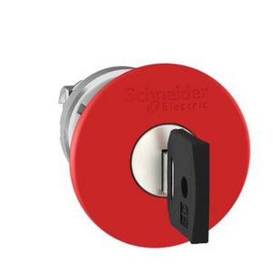 Kop noodstop 40 ontgrendelen sleutel 22mm Rood z. ma