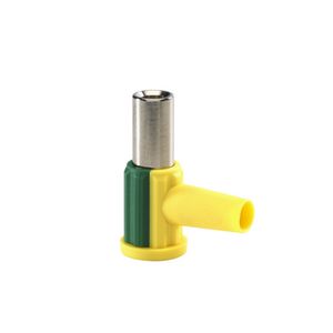 Haakse stekkerbus contactdoos 2 potentiaalvereff.contacten