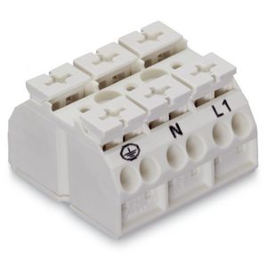 4-draads apparaataansluitklem PE-N-L1 862-1633 VVE=250