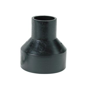 PE concentrisch verloop 56x40mm PN4 zwart