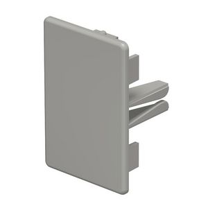 Eindstuk 40x60mm polyvinylchlorid steengrijs VVE=10