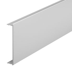 Lengte a 2m. Deksel SIGNA BASE 80mm 7035 poly. lichtgrijs