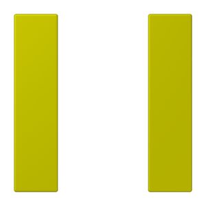 Tastafdekking F50 1-voudig compleet LC4320F KNX