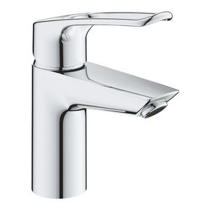 Eurosmart S-size wastafelmengkraan open greep incl. push-open plug 1.1/4" (prof)