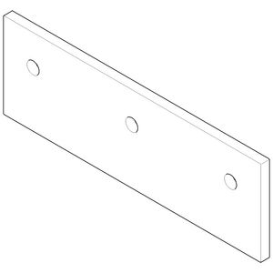 Rozet 235x78x8,5mm Champagne (22kt Goud)