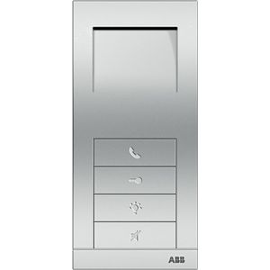Audio handsfree binnenpost Zilver 4 drukknoppen